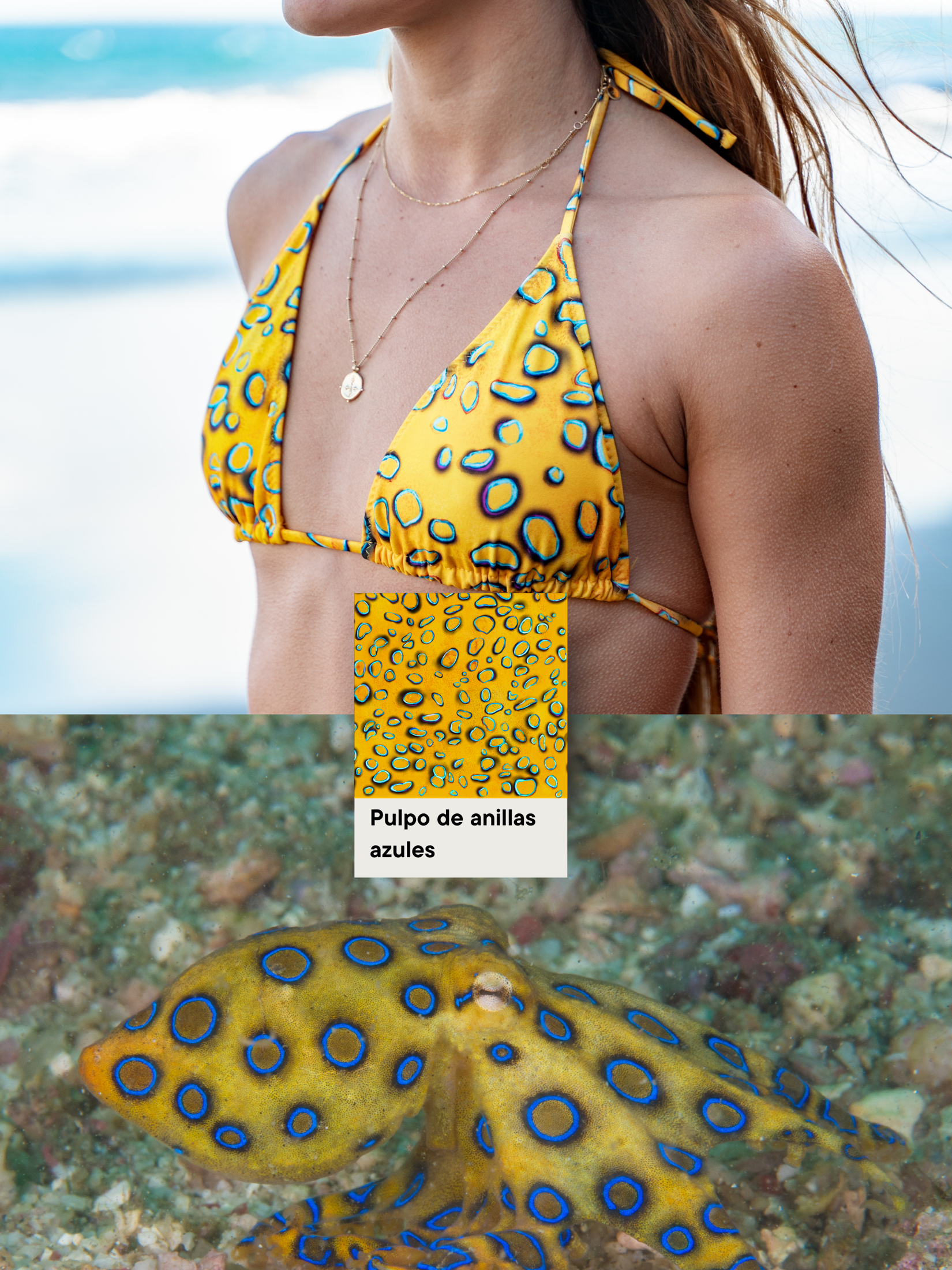Octopus Skin Bikini - Brazilian Brief