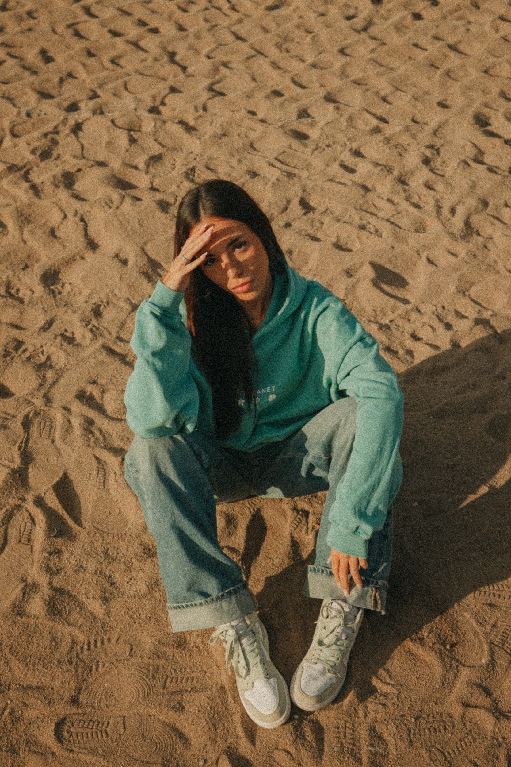 Sudadera Awarness - Turquesa