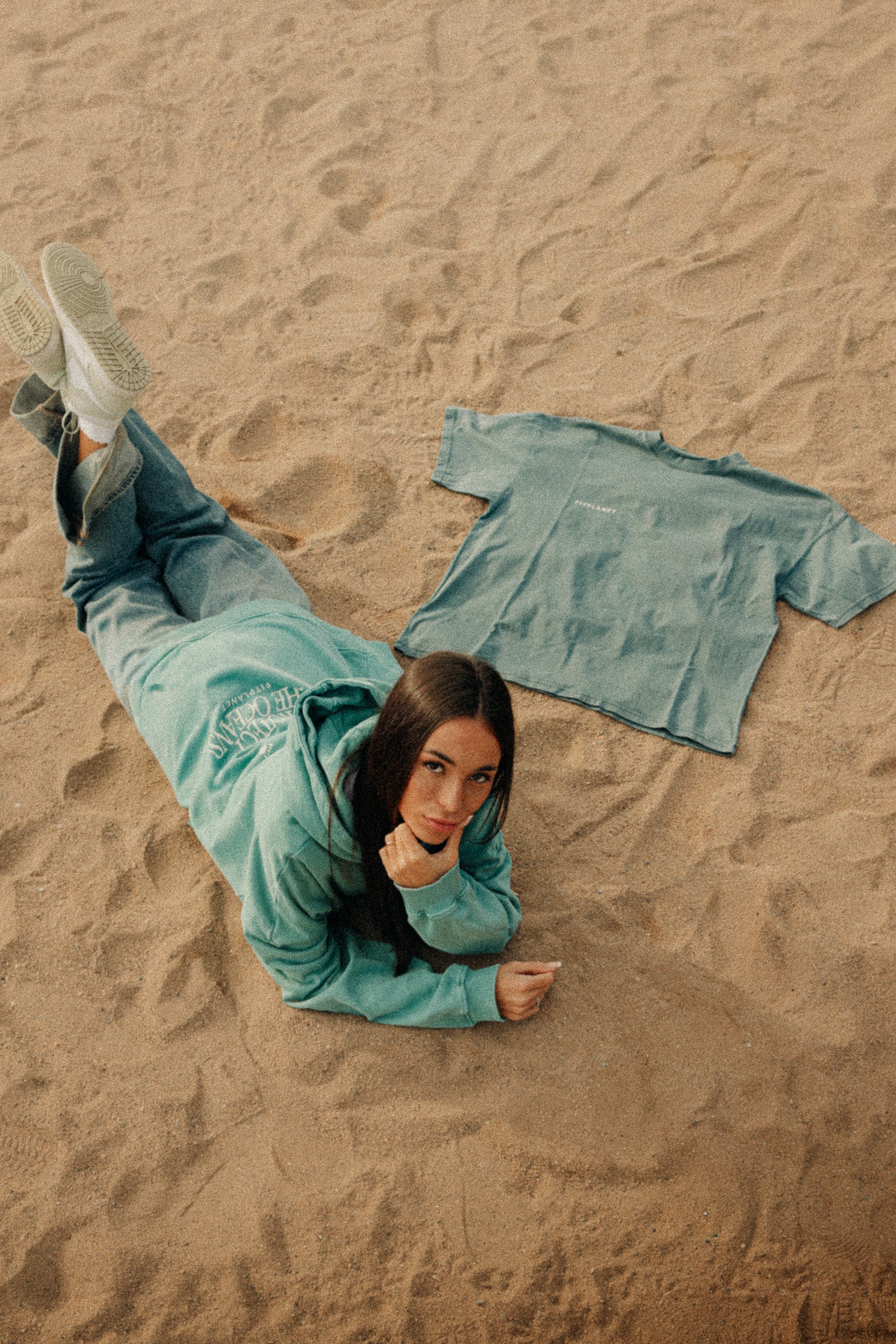 Sudadera Awarness - Turquesa