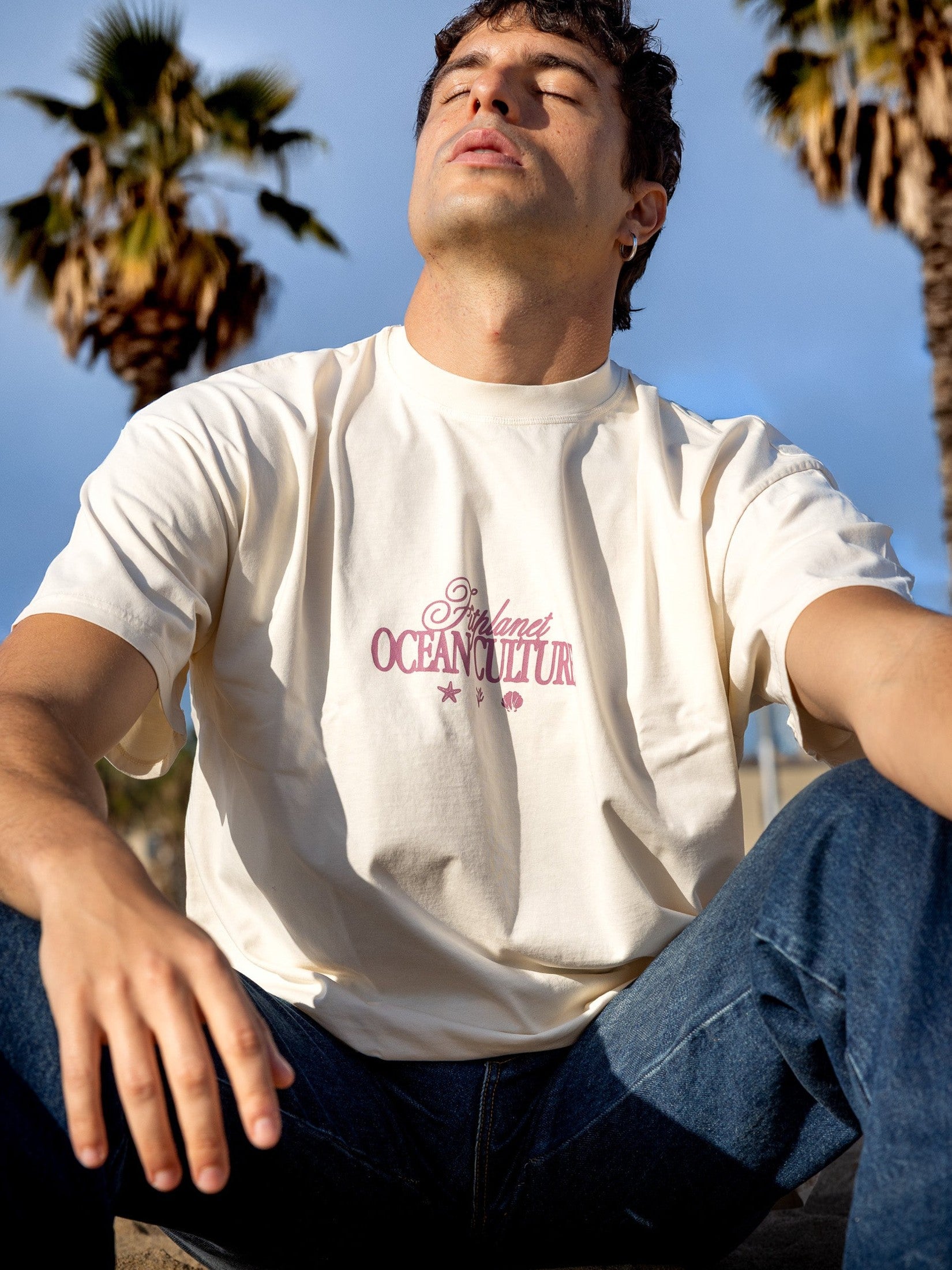 T-shirt Biotop – Beige