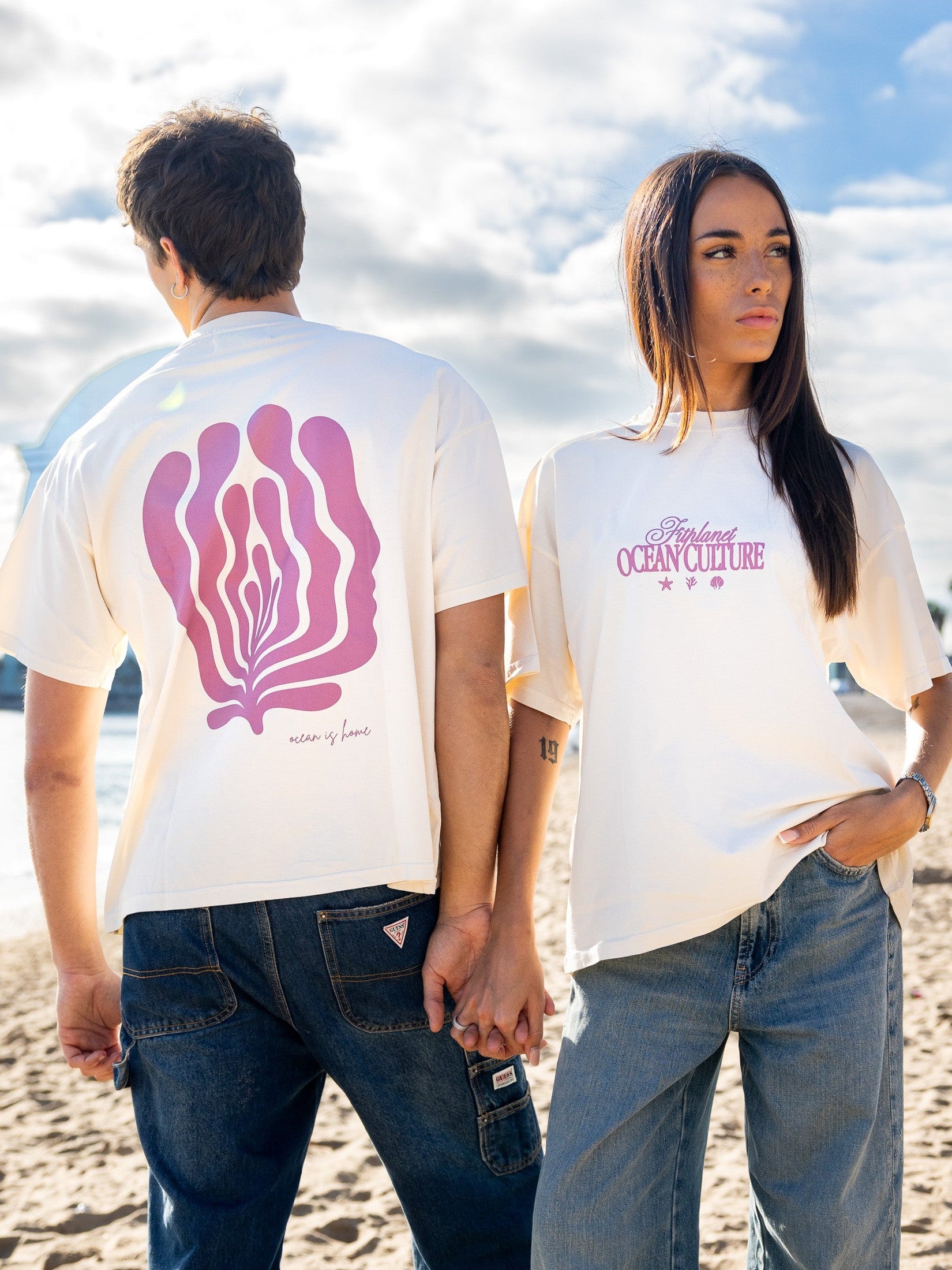 T-shirt Biotop – Beige