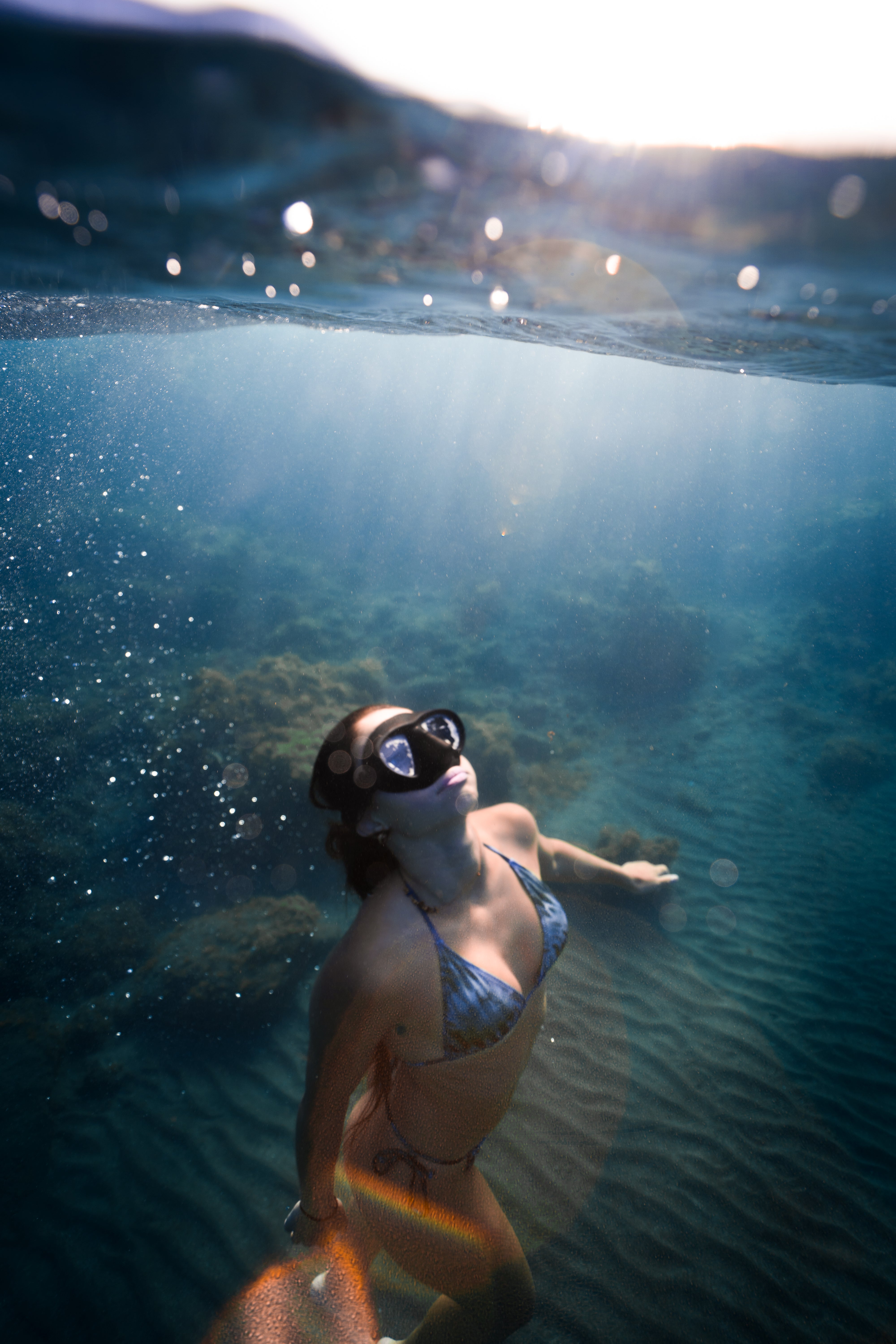 OCEAN TEXTURE BIKINI - CLASSIC PANTIES