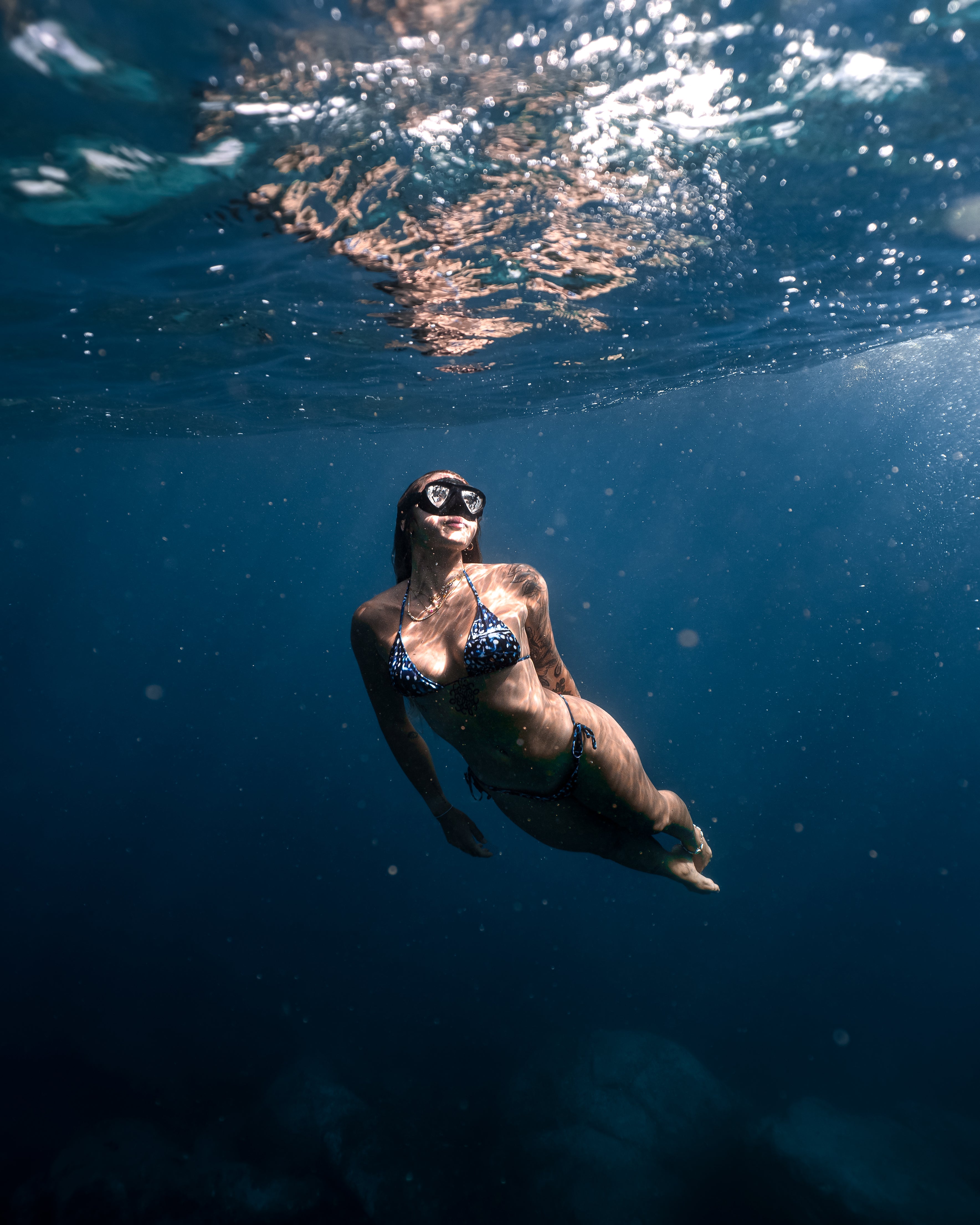 OCEAN TEXTURE BIKINI - CLASSIC PANTIES