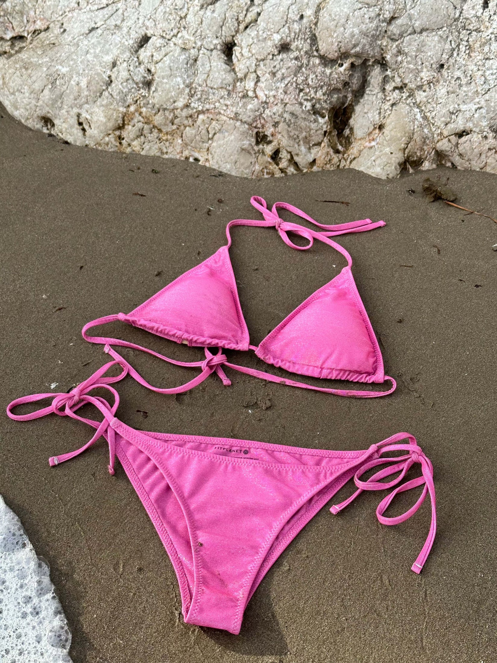 Shiny Posidonia Bikini