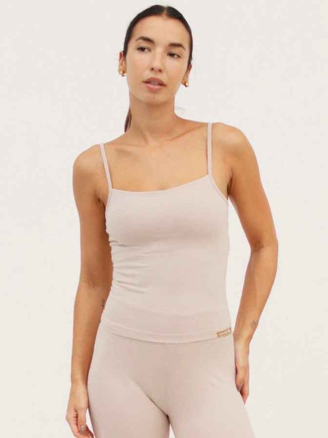 Top Esencial algodón - Beige