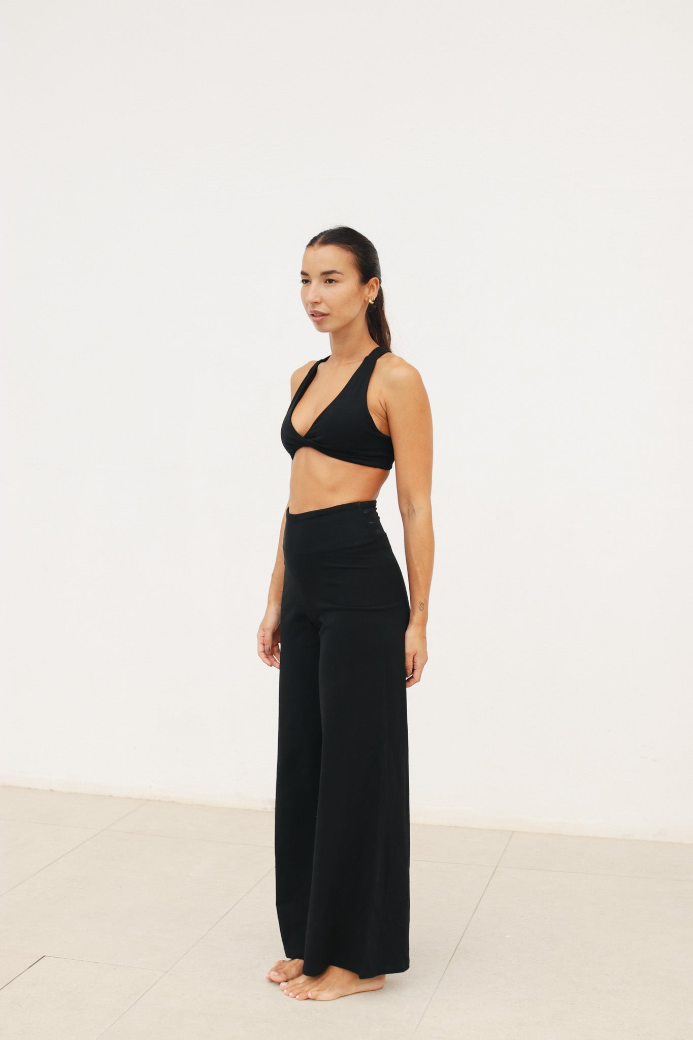 Conjunto cruzado algodón - Negro