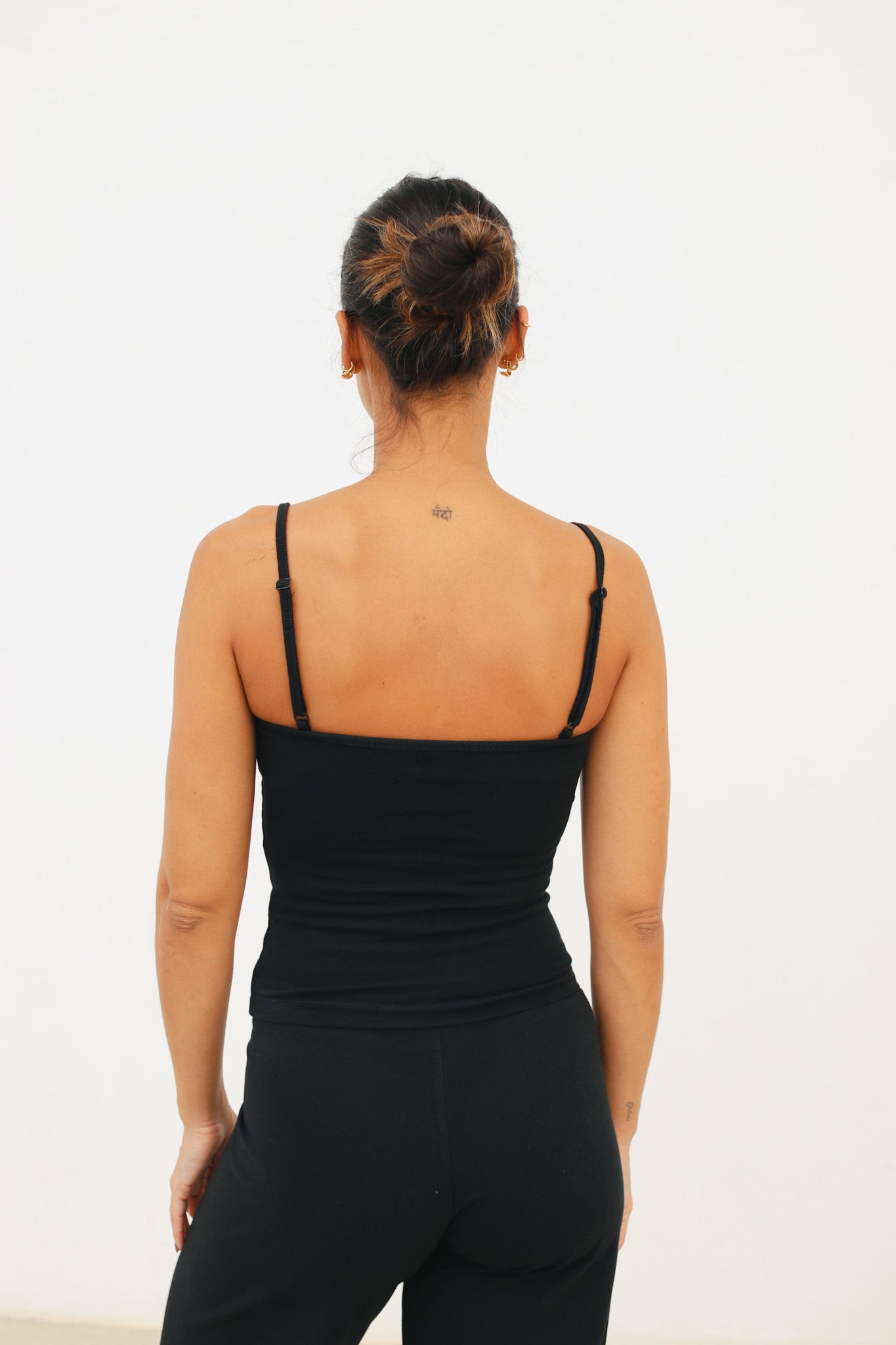 Top Esencial algodón - Negro