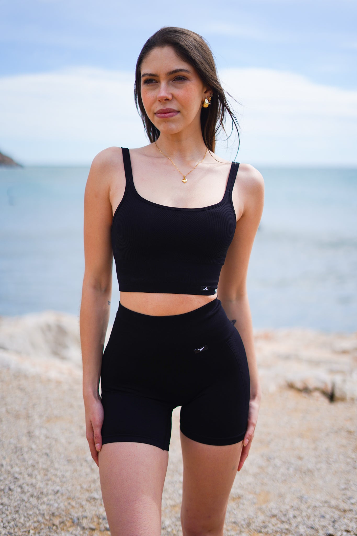 Indic Wave Top - Black