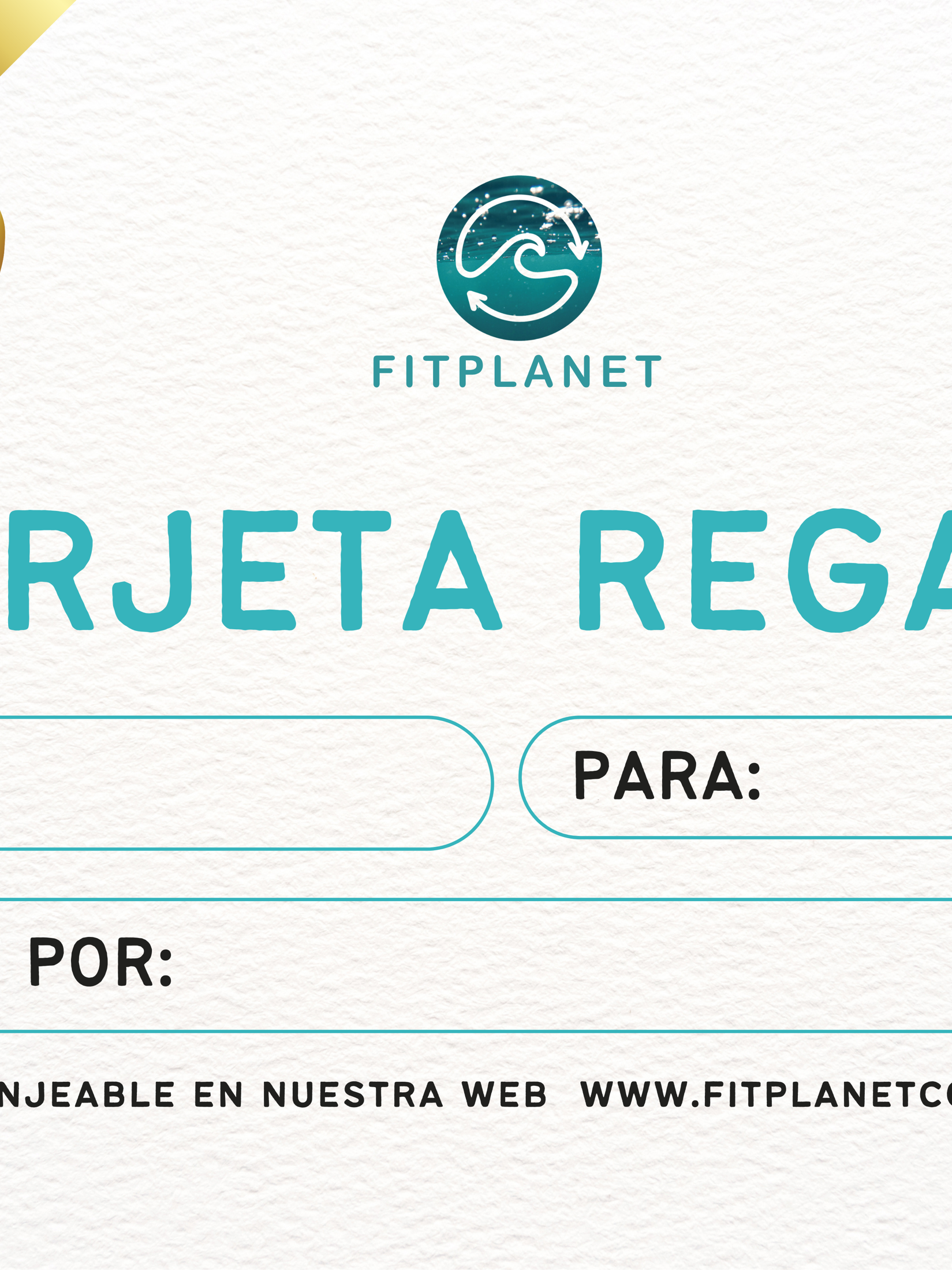 Vale regalo FITPLANET