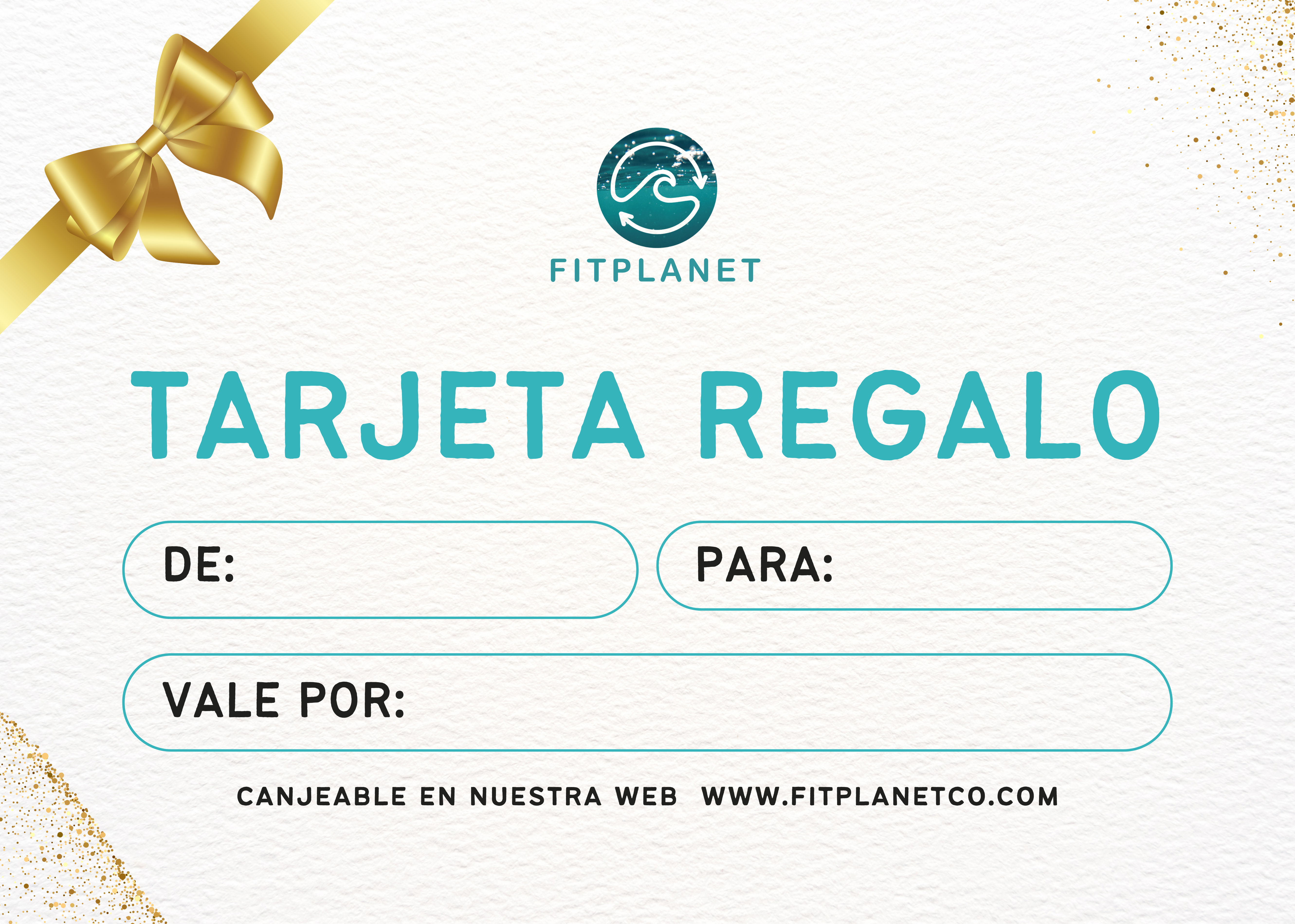 Vale regalo FITPLANET