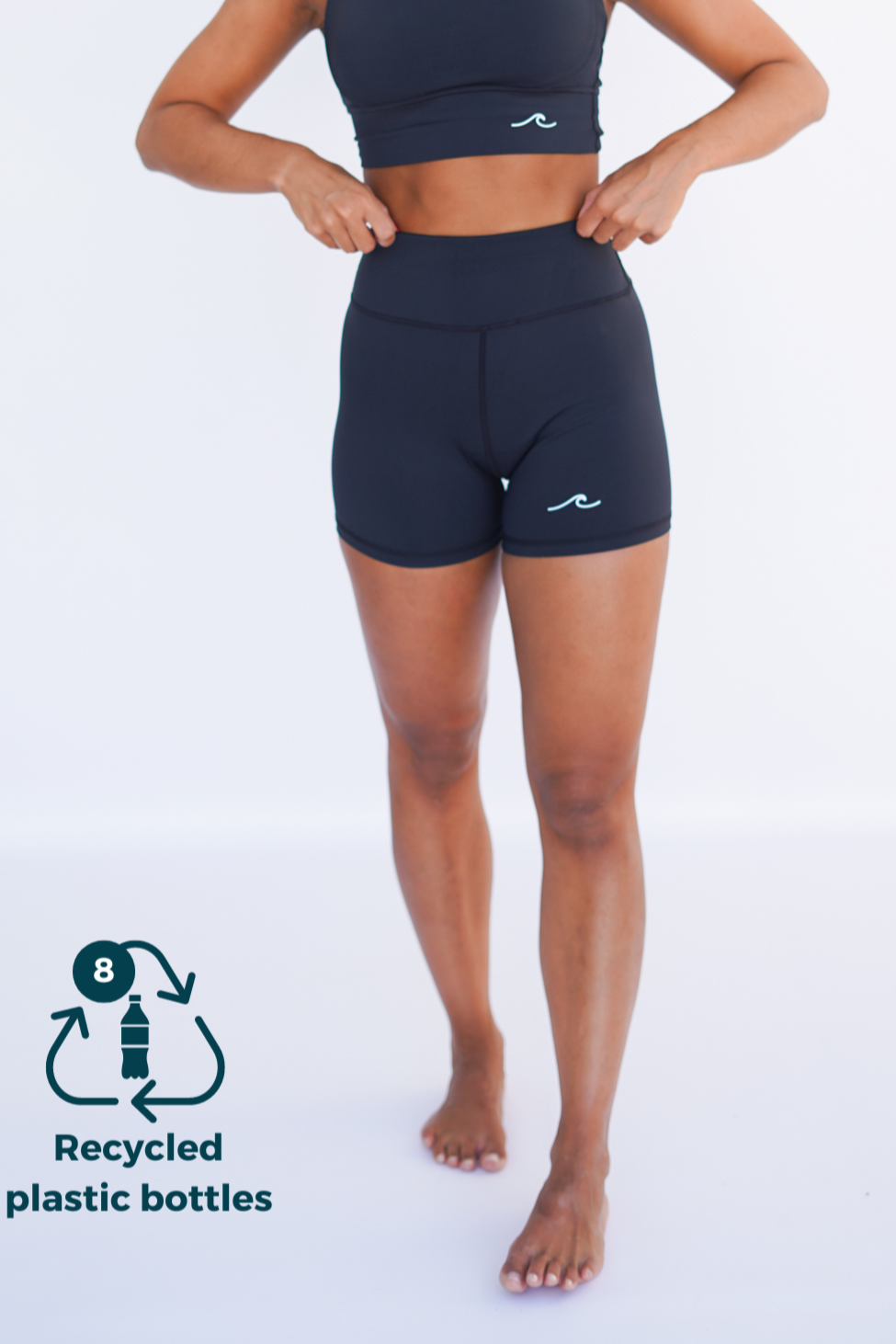 Short OCEAN - negro - FITPLANET